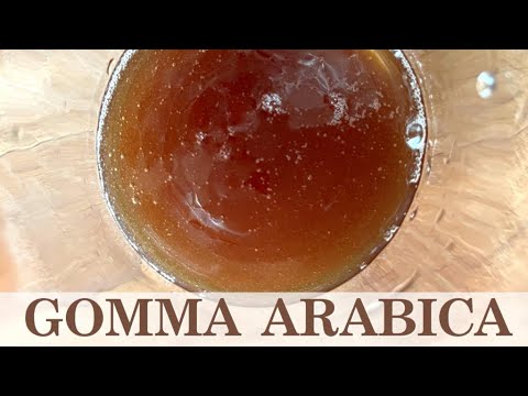 GOMMA ARABICA, come si prepara in casa. ( rubrica materiali) Arte per Te 