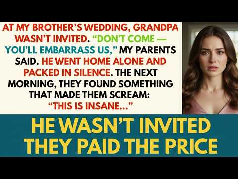 At My Brother's Wedding, Grandpa Wasn't Invited. My Parents Found Something That Made Them Scream