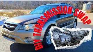 You can remove a Subaru Transmission in your driveway with like no proper equipment at all