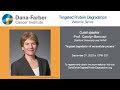 Carolyn bertozzi  danafarber targeted degradation webinar series