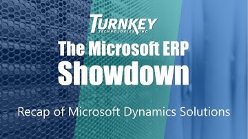 Overview of Microsoft Dynamics Solutions - The Microsoft ERP Software Showdown, June 14, 2018