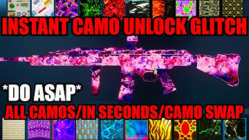 *DO ASAP* INSTANT CAMO GLITCH in 1 MIN! INSTANT/ANY CAMO! BO6 GLITCHES! BO6 ZOMBIES GLITCH!