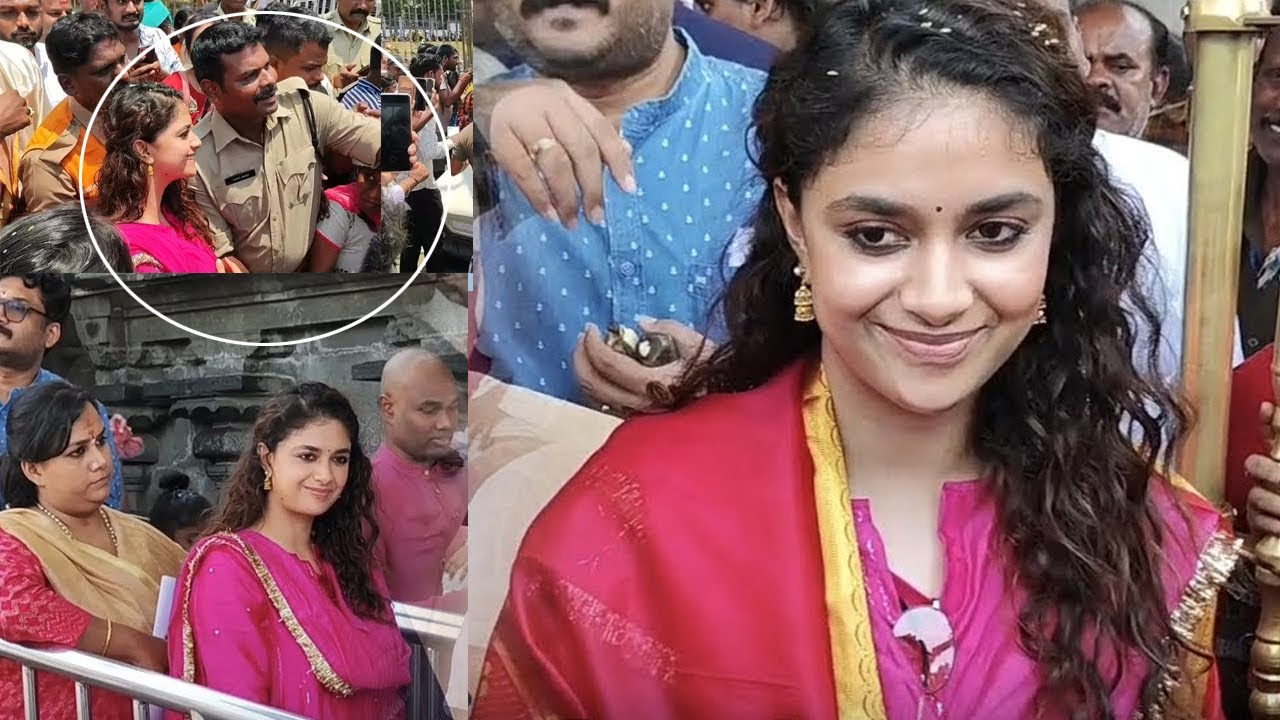 Actress Keerthy Suresh With Family Visits Tirumala | Bhola Shankar | Political Fire