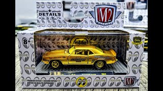 M2 Machines Hobby Exclusive Liquid Gold Moon Eyes Release 2 with Camaro Chase!