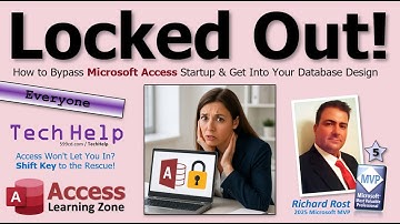 Buitengesloten - Hoe u het opstarten van Microsoft Access kunt omzeilen en in uw databaseontwerp ...