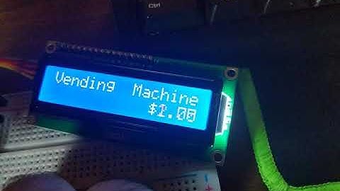 Arduino Vending Machine