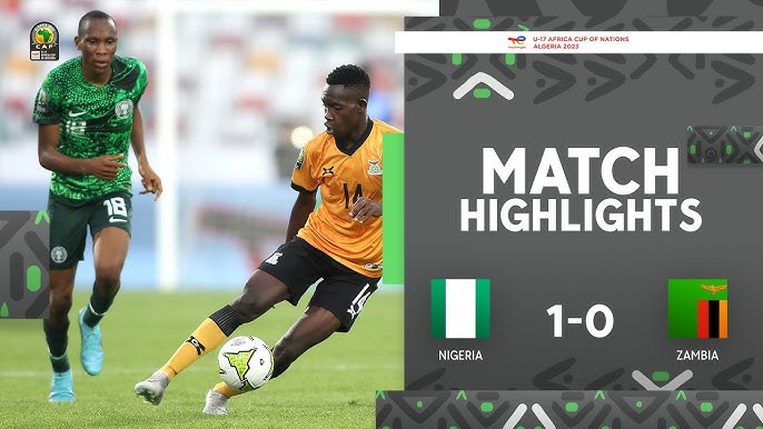 Nigeria 🆚 Zambia | Highlights - #TotalEnergiesAFCONU17 2023 - MD1 ...