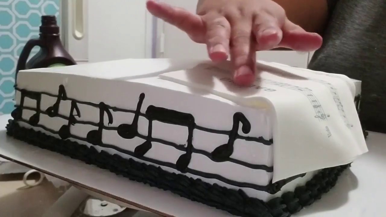Pastel con notas musicales y violin - YouTube
