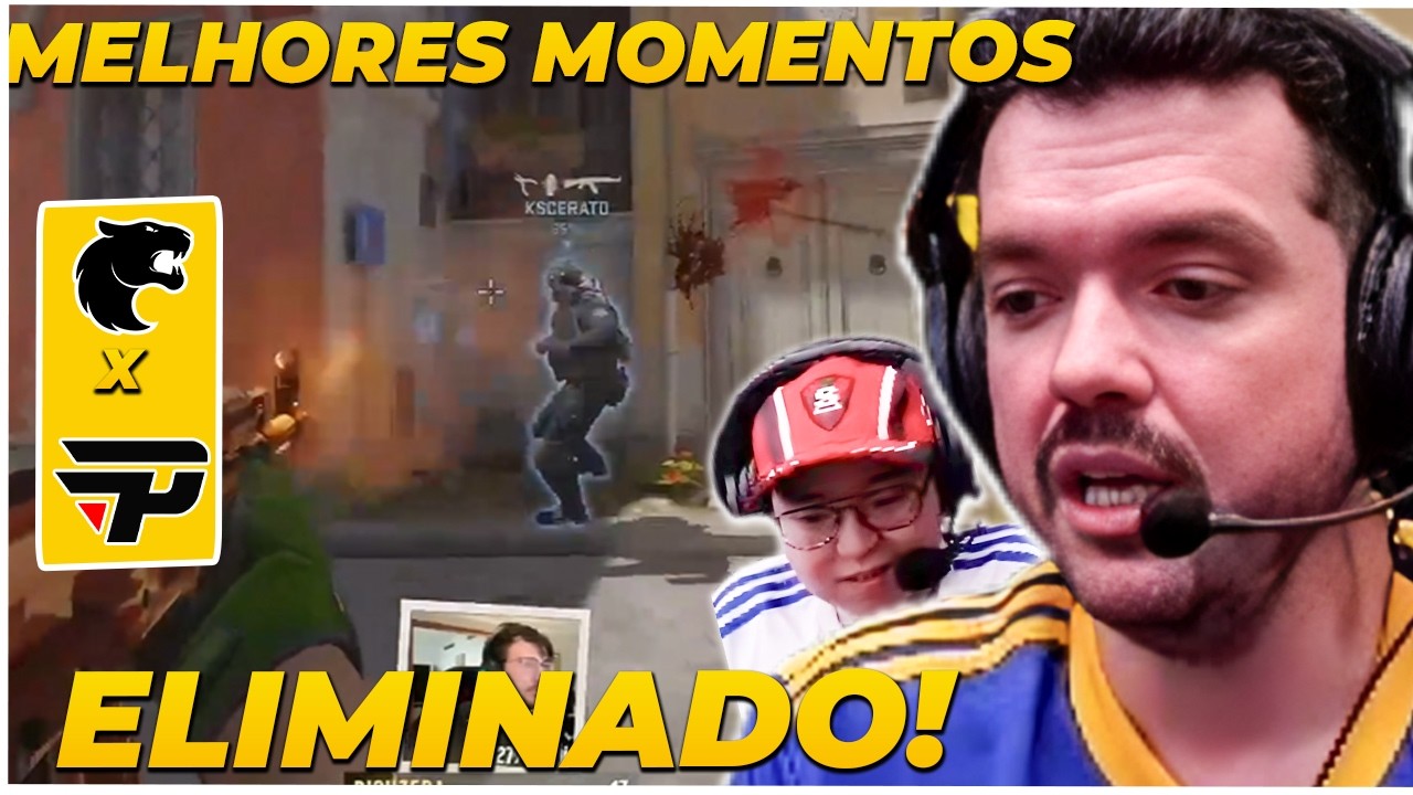 PERDEU TÁ FORA!! ELIMINADO | FURIA x PAIN - MELHORES MOMENTOS COM GAULES - ESL PRO LEAGUE S23