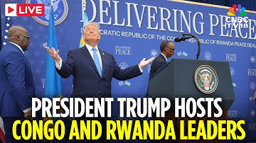 LIVE: Trump Hosts Congo and Rwanda Leaders To Sign Deal on Peace, Critical Minerals for US | N18G