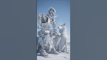 Terminator at North Pole #automobile #movie #music #robot #guardianterminator #terminator #aiart #ai