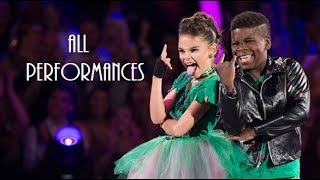 Ariana Greenblatt & Artyon Celestine | Dancing With The Stars Juniors - DWTS 2018 | ALL PERFORMANCES