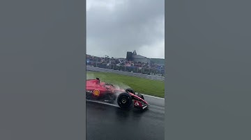 The real speed of F1 cars in Eau de la rouge (WET)