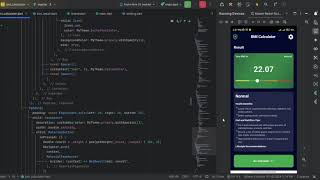 BMI Calculator App | Flutter Mobile Development Project screenshot 4