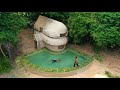 [ Full Video ] Building Luxury Mud Villa With Private Swimming Pool And Private Living Room