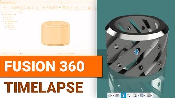 Designing a patterned napkin ring for 3D printing | Fusion 360 3D modeling timelapse (FREE models)