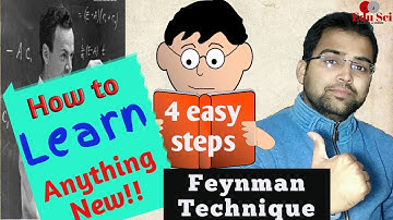 How to Learn anything with 4 Simple Steps| The Feynman technique