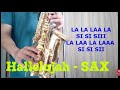 Hallelujah -  SAX ALTO TUTORIAL tocando SEM PARTITURA (playback no minuto 01:13) - PDF na descrição