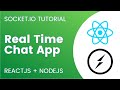 Build A Realtime Chat App In ReactJS and NodeJS | Socket.io Tutorial