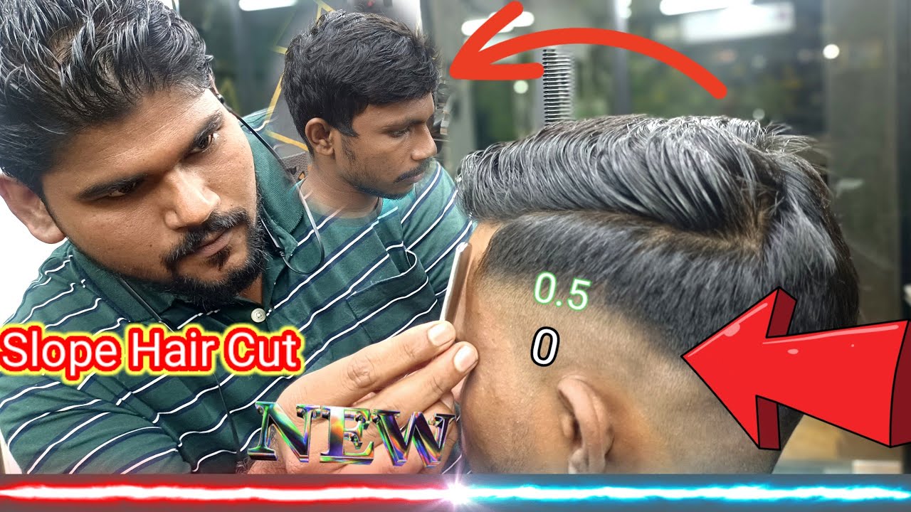 zero slope haircut new look💇 #haircut - YouTube