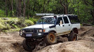 Twin Locked LN106 HILUX Pickup takes on Toughest Tracks Aussie Style