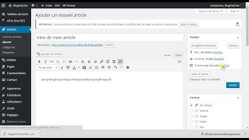 Comment planifier la publication d