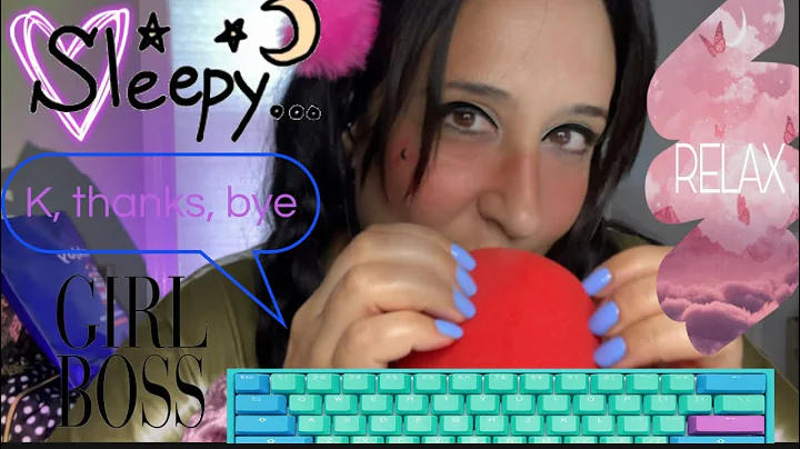 🌸 For a Good Night’s Sleep~ ASMR Light GUM Chewing/ Keyboard Typing/MIC Triggers/no talking 🎧