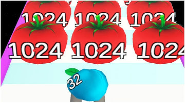 Watermelon Game Merge 2048 - Gameplay Walkthrough - Levels 1-25