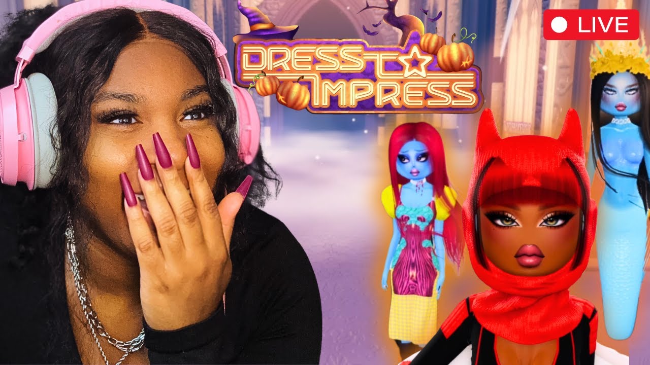 DRESS TO IMPRESS HALLOWEEN UPDATE | TWITCH LIVESTREAM - YouTube