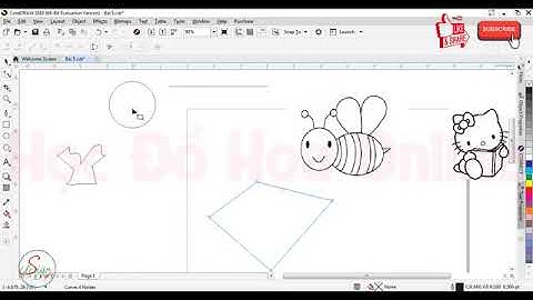 Học corel online bài 5: vẽ hình bằng pen và shape tool