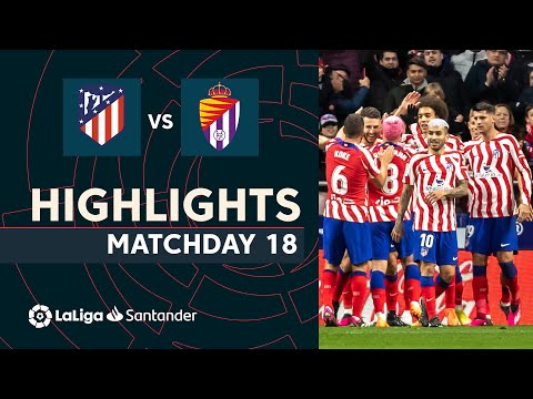 Resumen de Atlético de Madrid vs Real Valladolid (3-0)