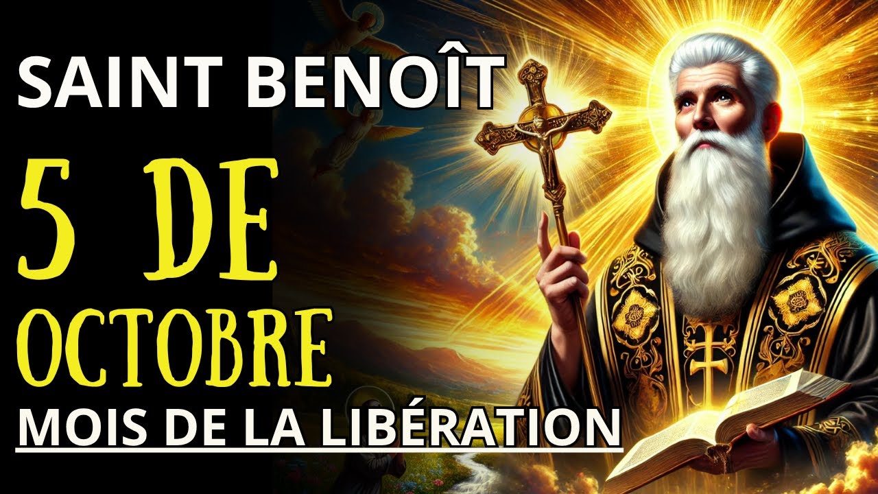 Écoute cette prière à Saint Benoît et reçois une protection immédiate