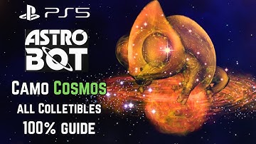 Astro Bot: Camo Cosmos (W4) - 100% Guide (All Golden Flags, Puzzle Pieces, Secret Exits, Bots)