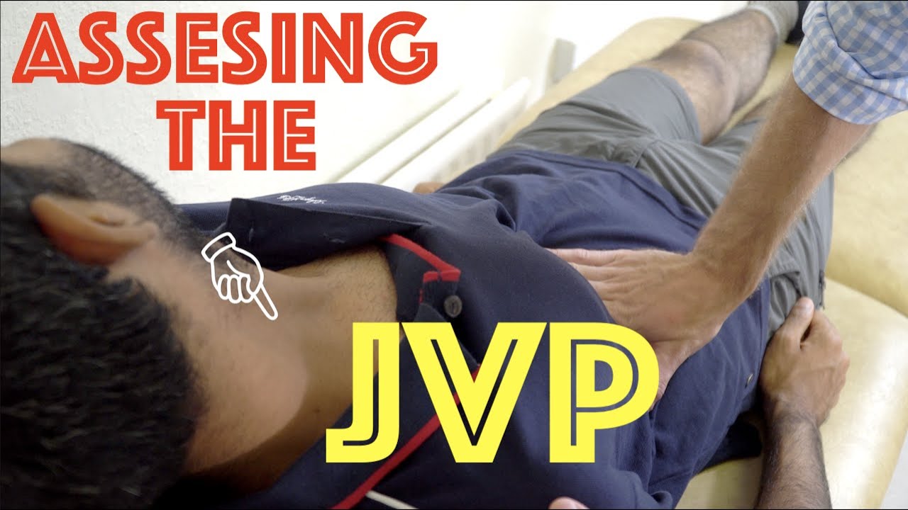 Examination of the Jugular Venous Pressure (JVP) - Clinical Examination Skills - Dr James Gill