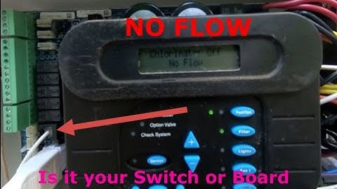 No Flow Hayward salt water pool error.  Workaround and fix