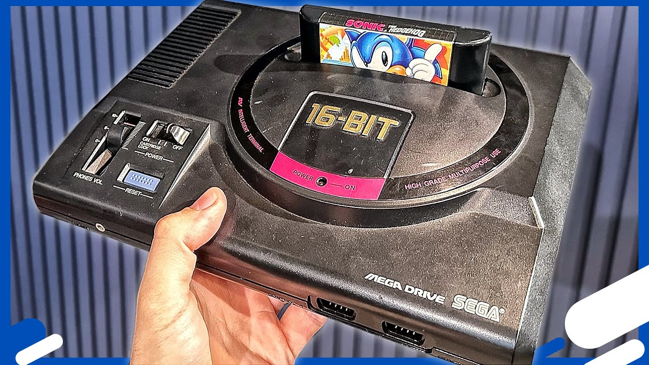 A Qualidade MILAGROSA Do Meu MEGA DRIVE!