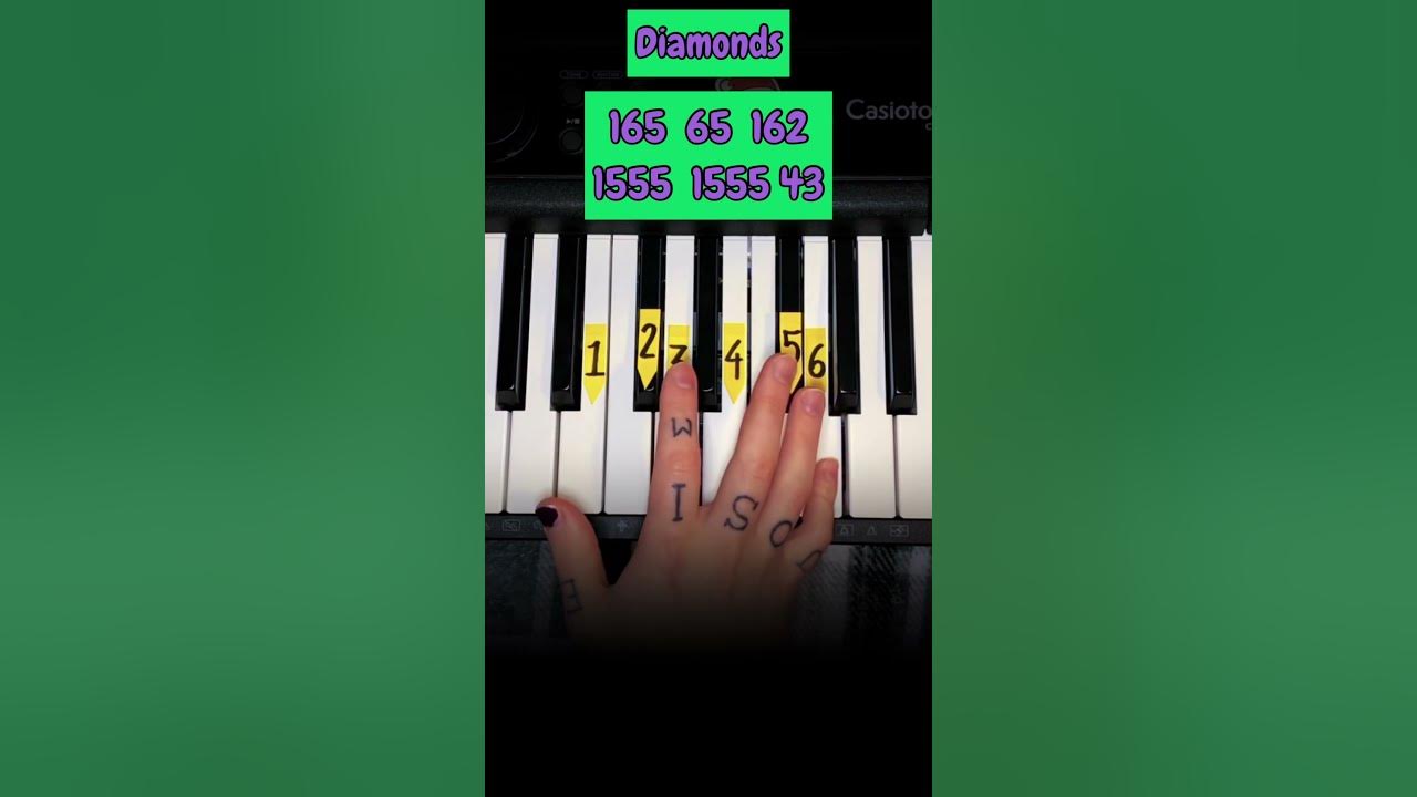 Diamonds @rihanna #easy #piano #tutorial #diamonds #rihanna #music #fyp Diamonds @rihanna #easy #piano #tutorial #diamonds #rihanna #music #fyp