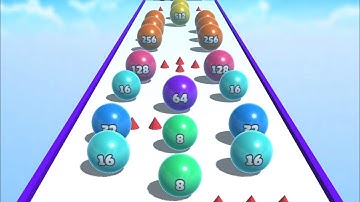 Ball Merge 2048 🟡🟢🔵 MAX LEVELS!! All Levels Gameplay Walkthrough Android, iOS BIG UPDATE!!!