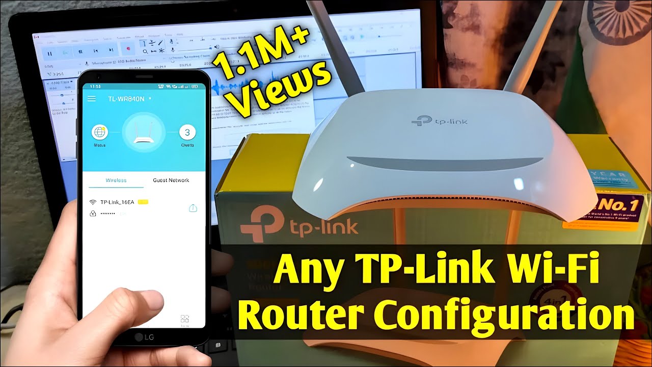 TPLINK WIFI Router Configuration Setup any TPLINK Router Using Phone