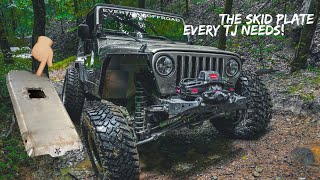 Jeep Wrangler TJ | Barnes 4WD Oil Pan Skid Install! by EverydayOffroad 1,741 views 9 months ago 12 minutes, 24 seconds