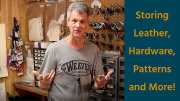 Elements of Your Shop Part 3: Storing Leather, Hardware, Liquids and Patterns