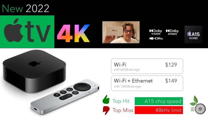 Apple TV 4K 2022 128GB WIFI + Ethernet: Unboxing, Setup & First