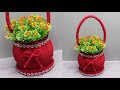 Ide Kreatif Vas Bunga Cantik dari Botol Plastik Bekas | Plastic Bottle Craft Ideas