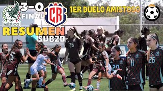 México SUB20 vs Costa Rica SUB20 🟢 RESUMEN Amistoso 🤝 6.4.2024 1ER DUELO • FINAL 🇲🇽3-0🇨🇷