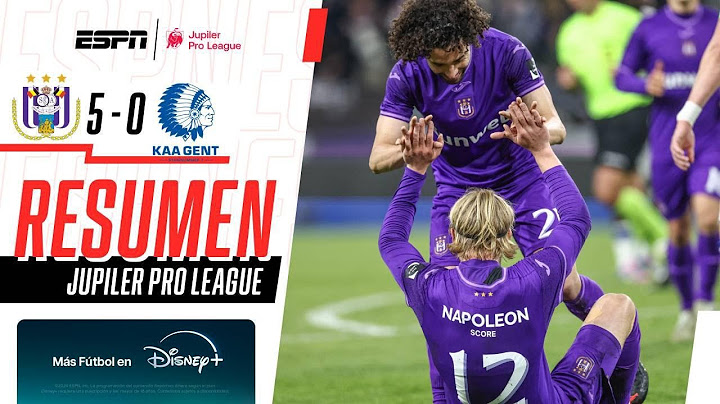 ¡GOLEÓ EL ANDERLECHT DEL CHINO HUERTA! Resumen I Anderelcht 5-0  KAA Gent I Belgian Pro League