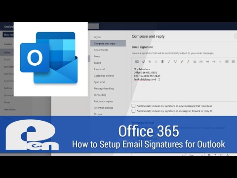 How to Setup Email Signatures for the Outlook Web App and Outlook Desktop - Office 365