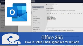 how to setup email signatures for the outlook web app and outlook desktop - office 365