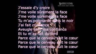 Maitre Gims - Brisé (PAROLES) HD chords