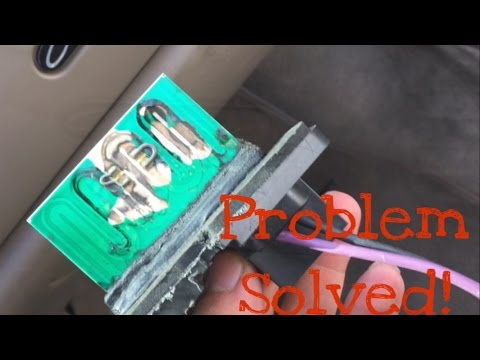 How to fix your A/C – Blower motor resister (Buick Century 2002)