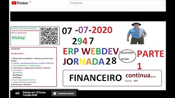 PROPAGANDA DICAS 2947 - WEBDEV - ERP WEB MATOS IMPRIMIR RECIBO PARTE 1
